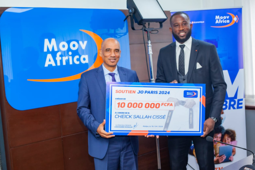 Moov Africa accompagnera Cheick CISSE aux Jeux Olympiques Paris 2024